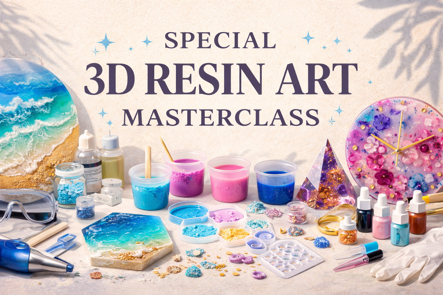 Special 3d Resin Art Masterclass